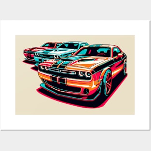 Dodge Challenger Posters and Art